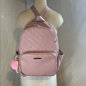 JUICY COUTURE BESTSELLING ROSSIE BACKPACK BACK TO SCHOOL BLUSH COLOR